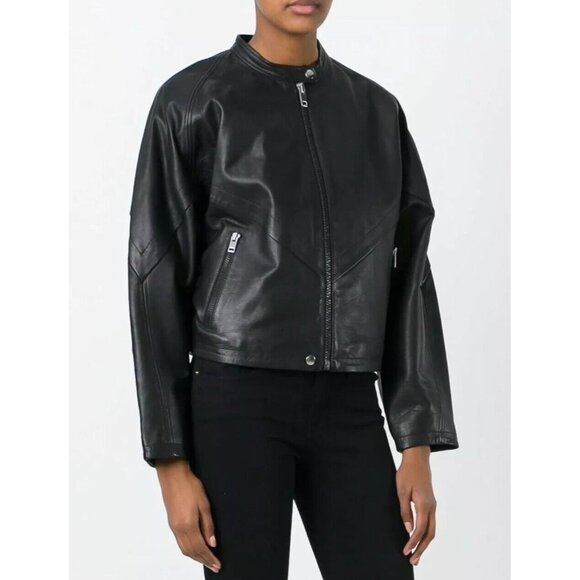 Diesel Jackets & Blazers - $698 Diesel Women’s Tauri Black Leather Oversized Jacket Size S